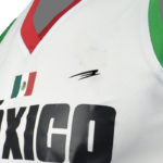 Uniforme basket mexico blanco zoom