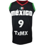 Uniforme basket mexico negro frente