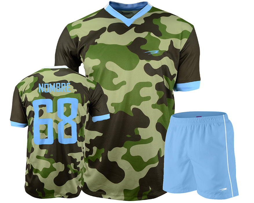 Green Camouflage Soccer Uniform – Anka Sport